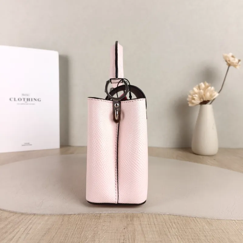 Louis Vuitton Shoulder Bag Capucines Pink Mini 21 × 8 × 14 cm — detail view 11 of 11