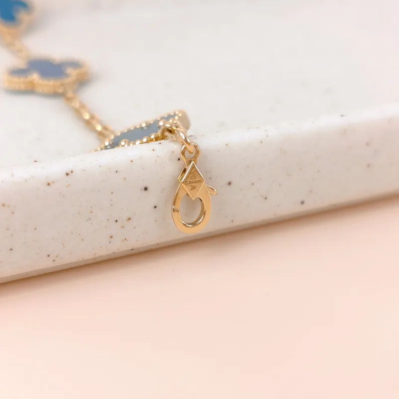 Van Cleef & Arpels Bracelet Alhambra Alhambra Collection Five-Motif Bracelet 18KY ellow Gold Vintage Small 19cm — cover view 9 of 10