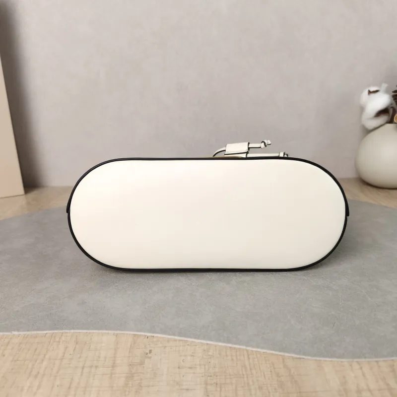 Valentino Shoulder Bag Bucket Bag White Calfskin 20 × 8.5 × 18 cm — cover view 3 of 6