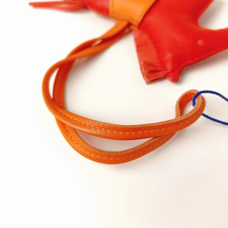 Hermès Charm Rodeo Charm Colorblock Lambskin One Size — cover view 7 of 8