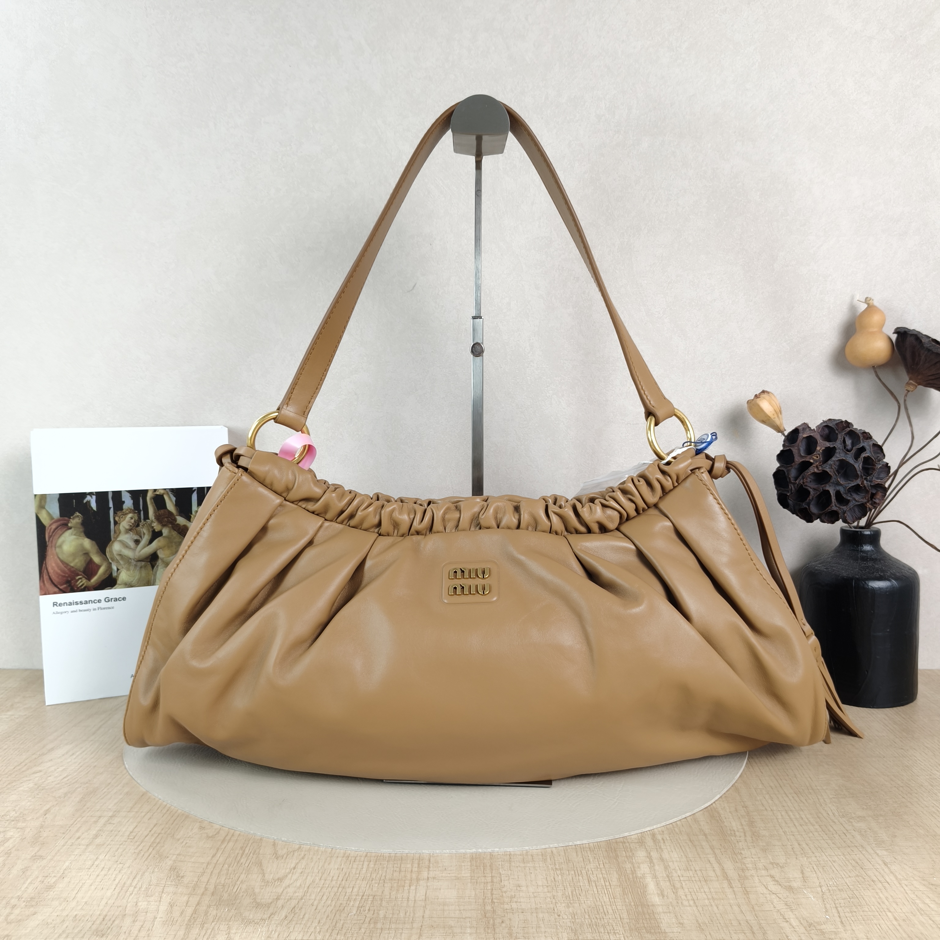 Miumiu Shoulder Bag Joie Shoulder Bag Lambskin One Size53 × 7 × 25 cm