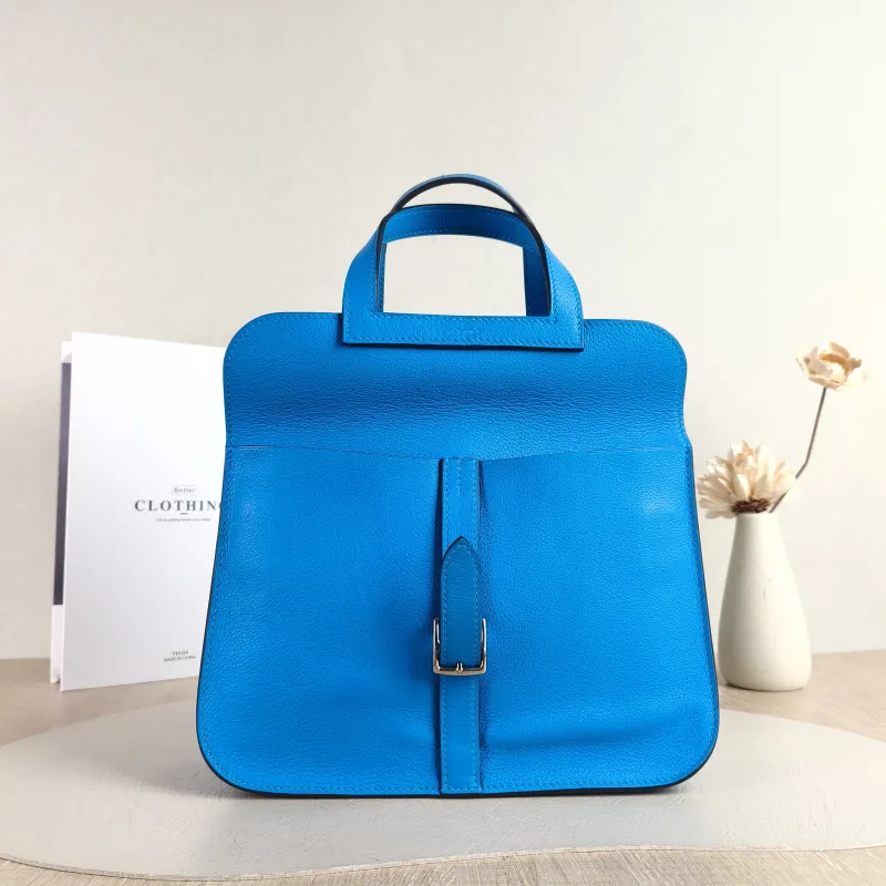 Hermès Shoulder Bag Halzan 25 Evercolor Calfskin Small 25 × 8 × 17 cm B