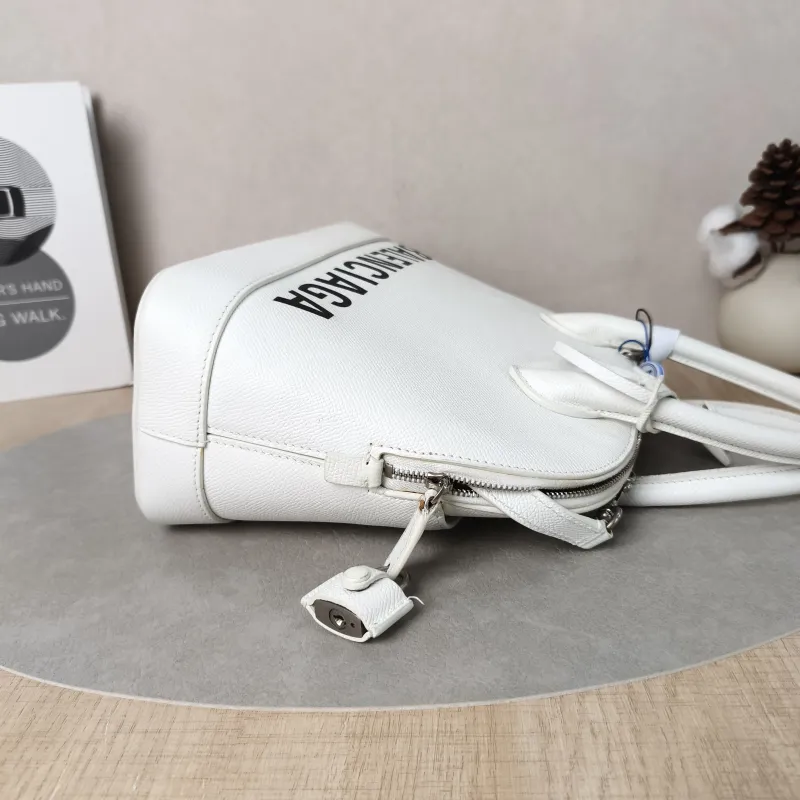 BALENCIAGA Top Handle Bag Ville Dome Bag White Calfskin Small26 × 11 × 22 cm — detail view 2 of 13