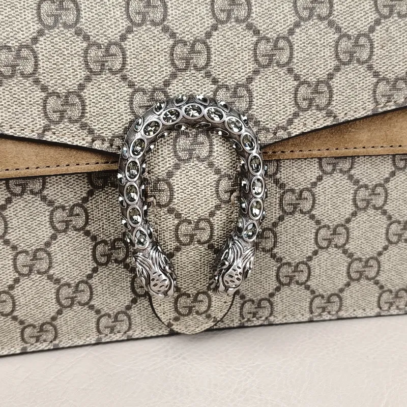 GUCCI Shoulder Bag Dionysus Monogram PVC Small 25 × 7 × 13.5 cm — detail view 1 of 14