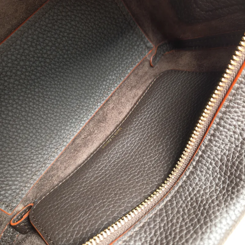 DELVAUX Top Handle Bag Cool Box Box Shoulder Bag Colorblock Calfskinmini21 × 11 × 13 cm — detail view 5 of 11