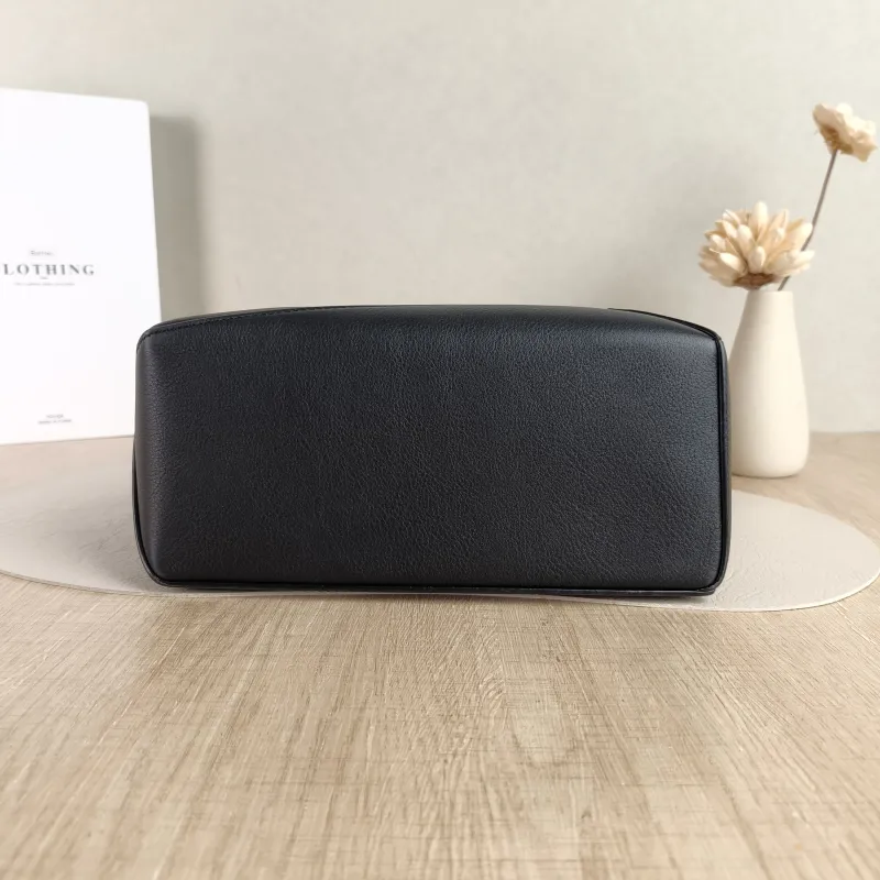 LOEWE Crossbody Bag Puzzle Brown Black CC alfskin Small 24 × 10.5 × 16.5 cm — cover view 3 of 5