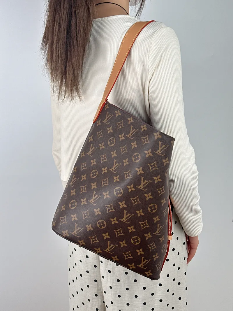 Louis Vuitton Top Handle Bag ALL IN Monogram PVC Large 26 × 18 × 31 cm — on-model view 1 of 2