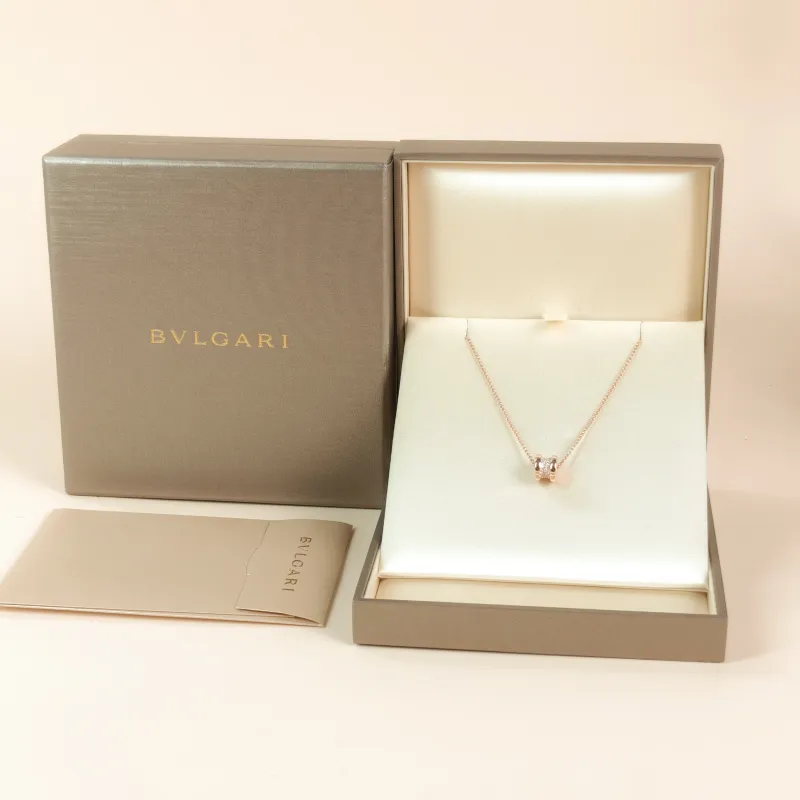 Bvlgari Necklace B.zero1 Rose Gold Diamond18KR ose Gold One Size 44cm — cover view 9 of 9
