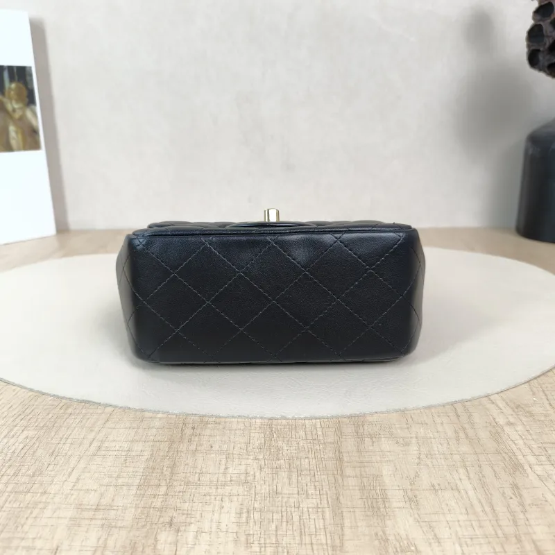 Chanel Crossbody Bag Classic Flap Mini CF Mini Black SL ambskinmini17 × 8 × 13.5 cm — cover view 5 of 5