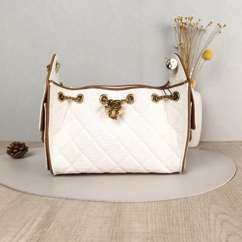 Chanel Crossbody Bag 25Bag Brown Mini 20 × 12.5 × 22 cm