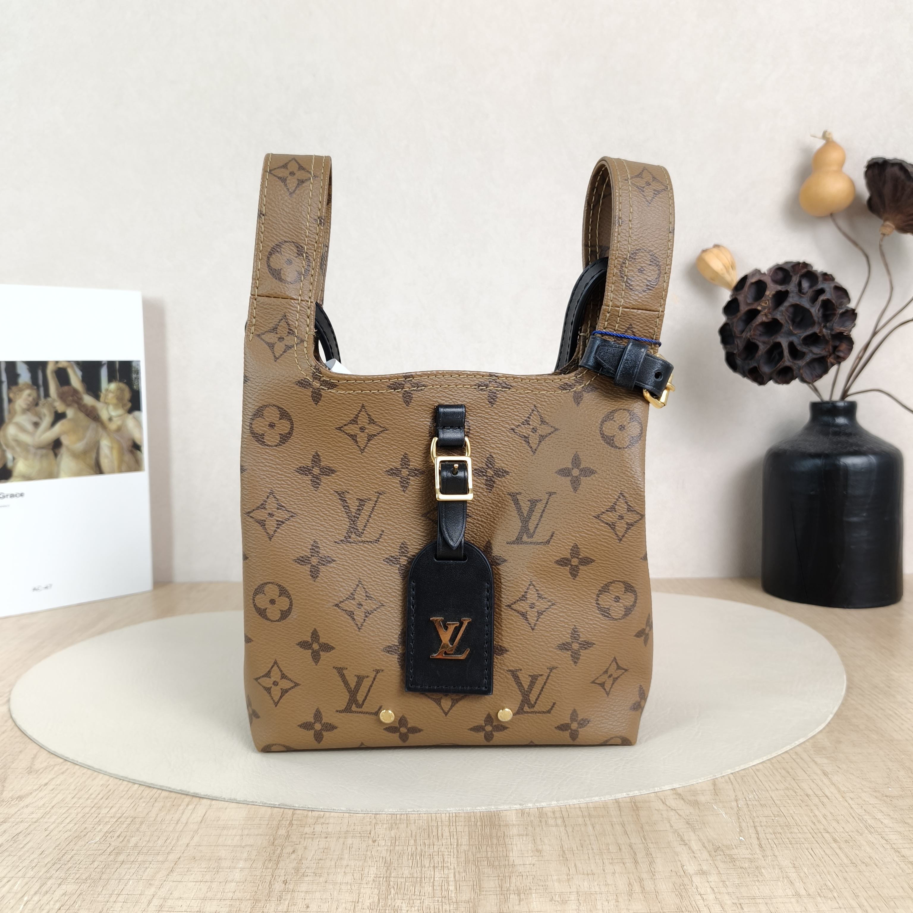 Louis Vuitton Top Handle Bag ATLANTIS Monogram PVCBB17 × 7 × 17 cm
