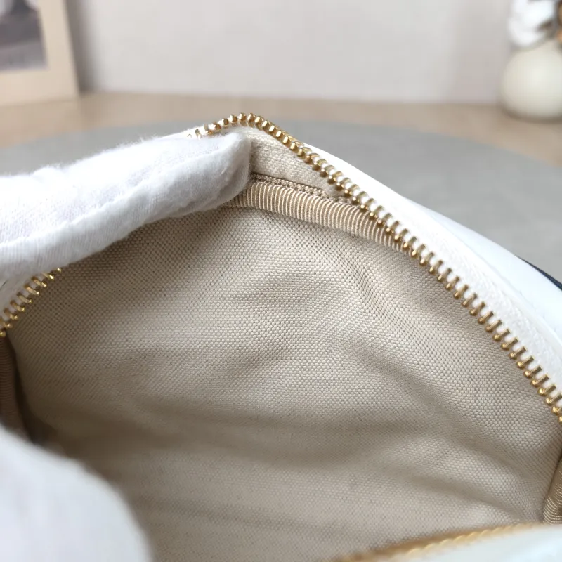 DIOR Crossbody Bag Vibe Bowling White CC alfskin Mini 17.5 × 8 × 10.5 cm — detail view 10 of 12