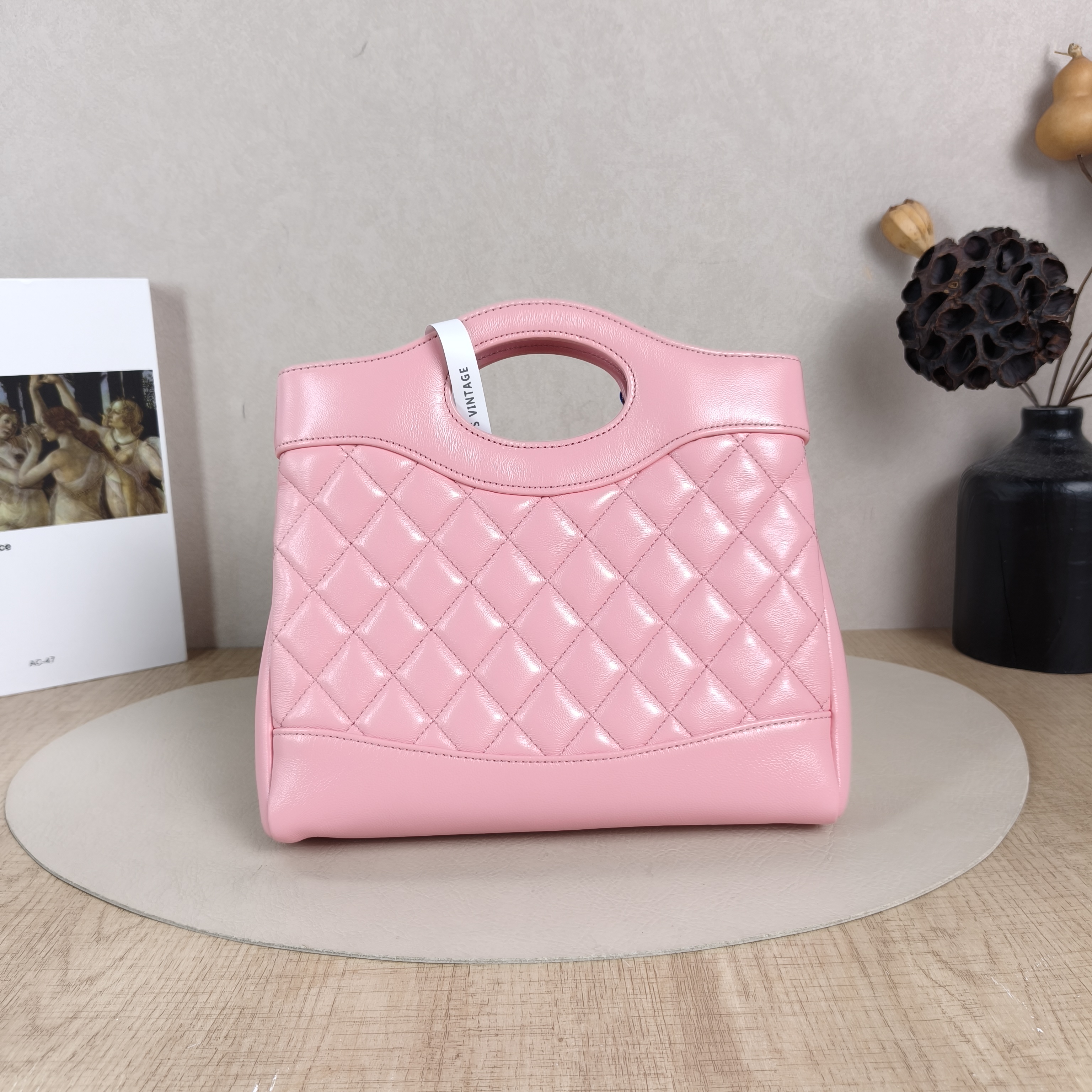Chanel Crossbody Bag31Bag Pink Waxed Leathermini23 × 5.5 × 22 cm — cover view 5 of 5