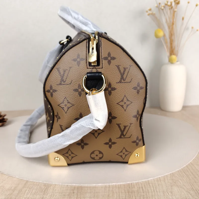 Louis Vuitton Shoulder Bag Speedy Trunk Monogram PVC One Size 27 × 15 × 20 cm — detail view 4 of 11