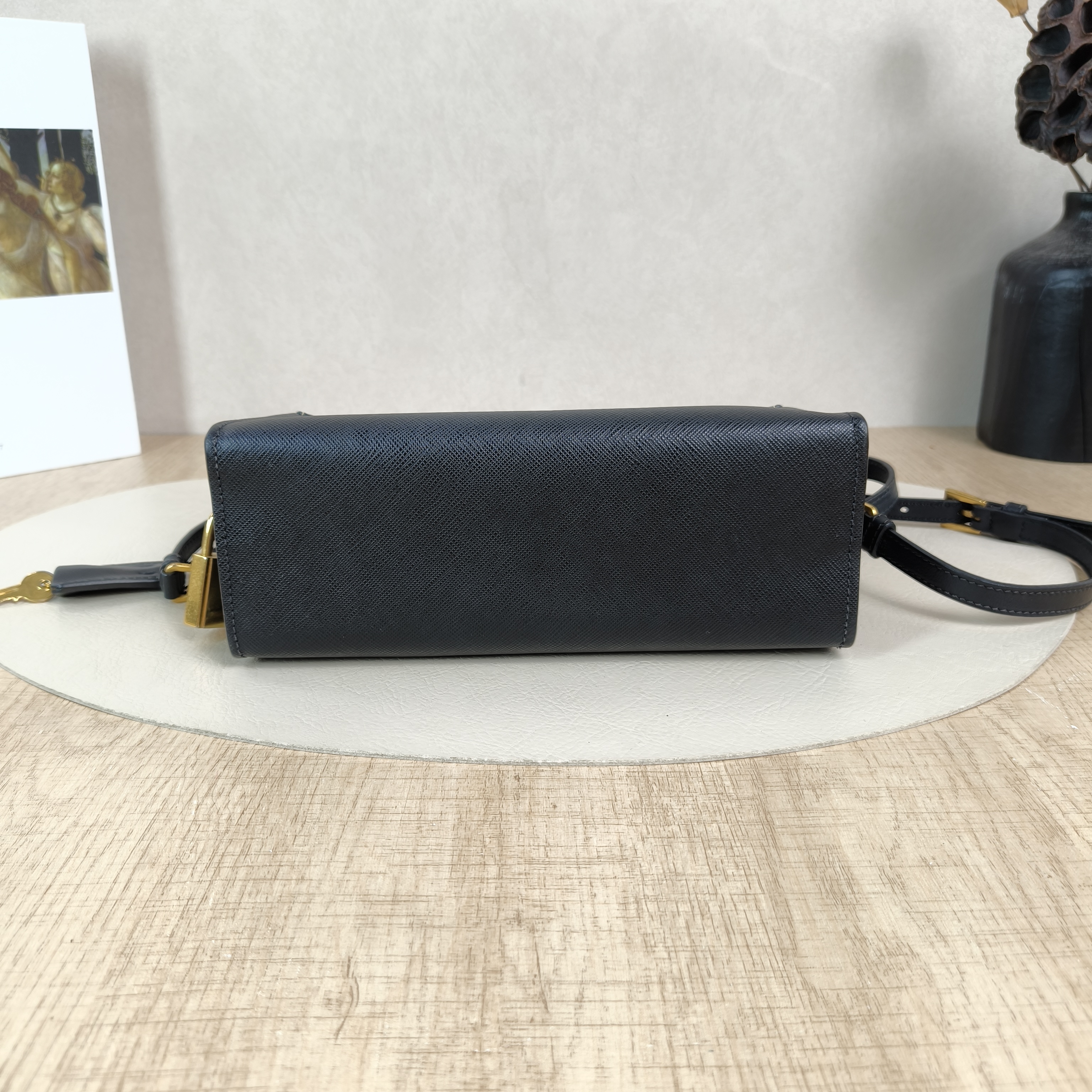 PRADA Crossbody Bag Messenger Bag Crossbody Bag Colorblock Calfskin One Size21.5 × 8 × 15 cm — cover view 5 of 5