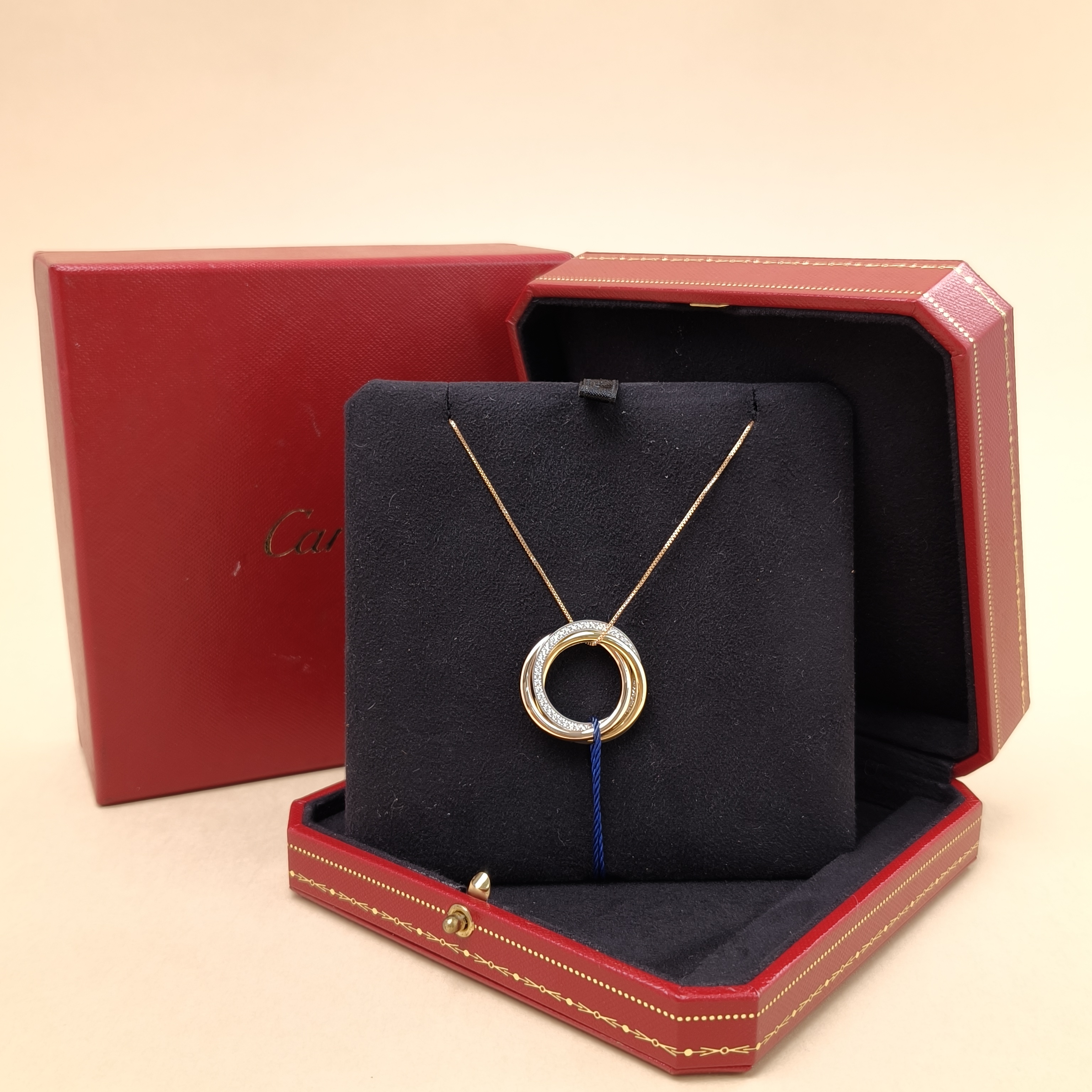 CARTIER Necklace Trinity White Gold Yellow Gold Rose Gold18KW hite Gold Yellow Gold Rose Gold One Size — cover view 6 of 9