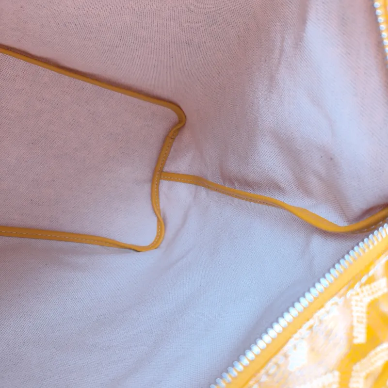 GOYARD Shoulder Bag Boheme Hobo​ Yellow PVC Small 43 × 14 × 27 cm — detail view 11 of 12