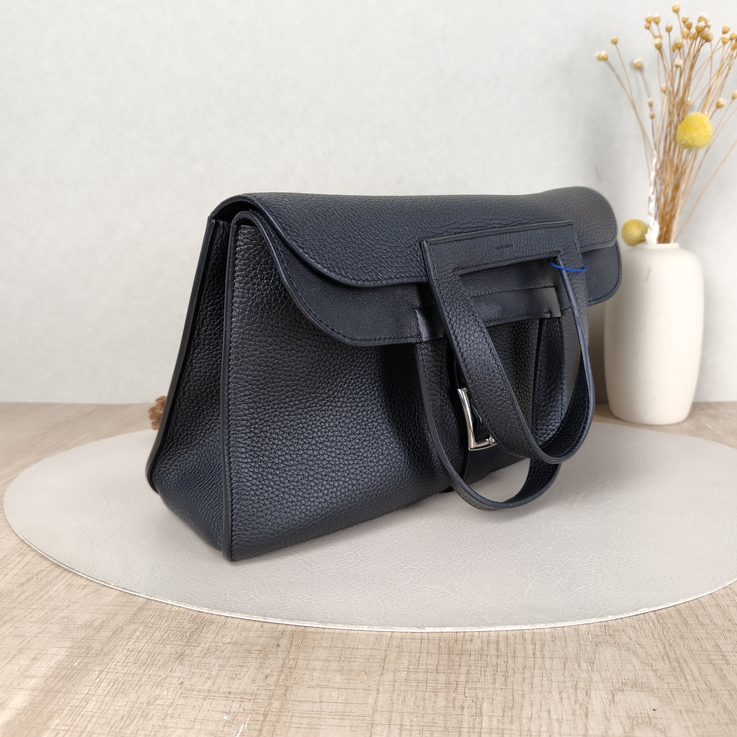 Hermès Shoulder Bag Halzan 31Black TC Calfskin Medium31 × 9 × 28.5 cm — cover view 3 of 5