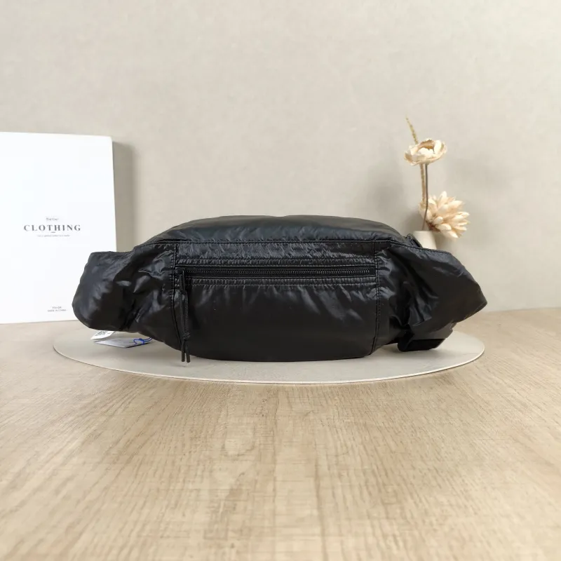 SAINT LAURENT Belt Bag NUXX Black Nylon One Size25 × 9 × 17 cm — cover view 6 of 8