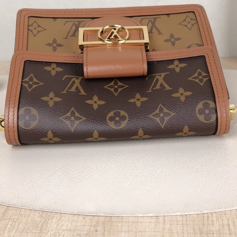 Louis Vuitton Crossbody Bag Dauphine Monogram PVC Mini 20 × 9 × 15 cm — detail view 4 of 11