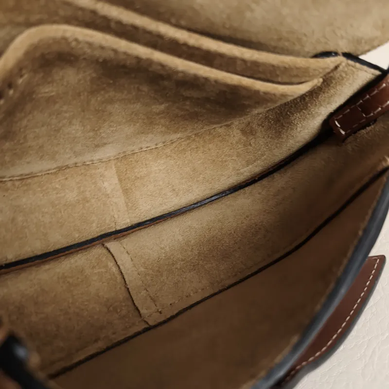 LOEWE Crossbody Bag Gate Caramel Calfskin Mini 15 × 8 × 12.5 cm — detail view 2 of 11
