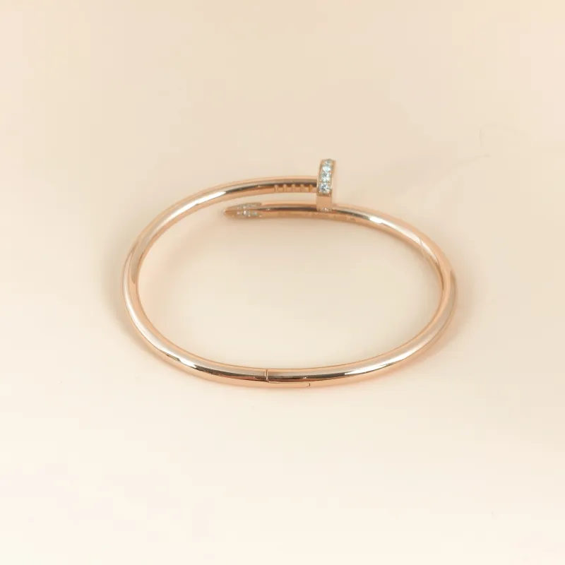 CARTIER Bangle Juste un Clou Bangle Rose Gold Diamond18KR ose Gold Edition 17 — cover view 7 of 8
