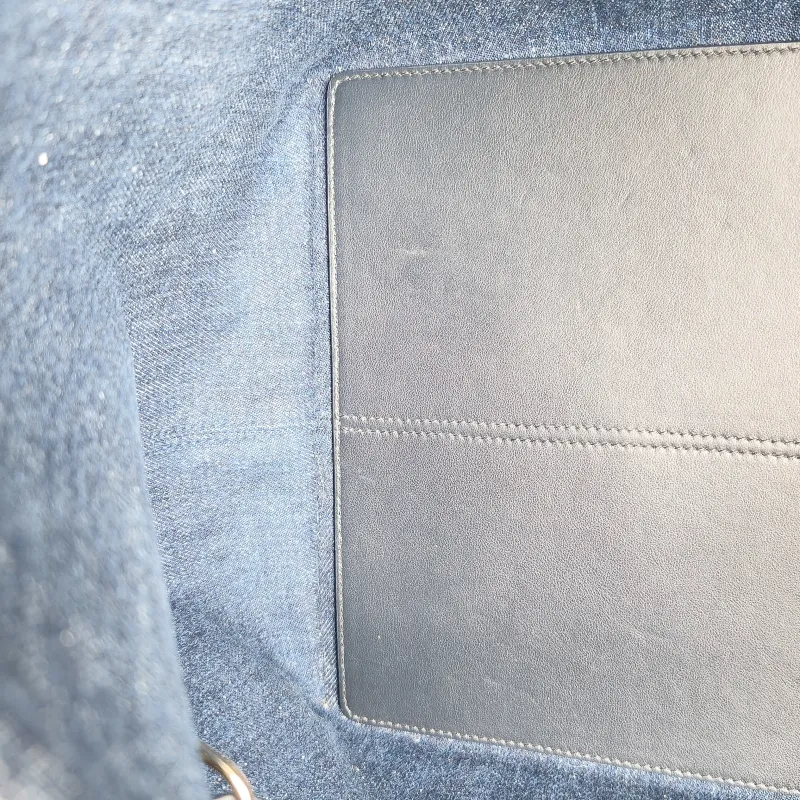 DIOR Top Handle Bag TOUJOURS Blue Large37 × 21 × 27 cm — detail view 3 of 12
