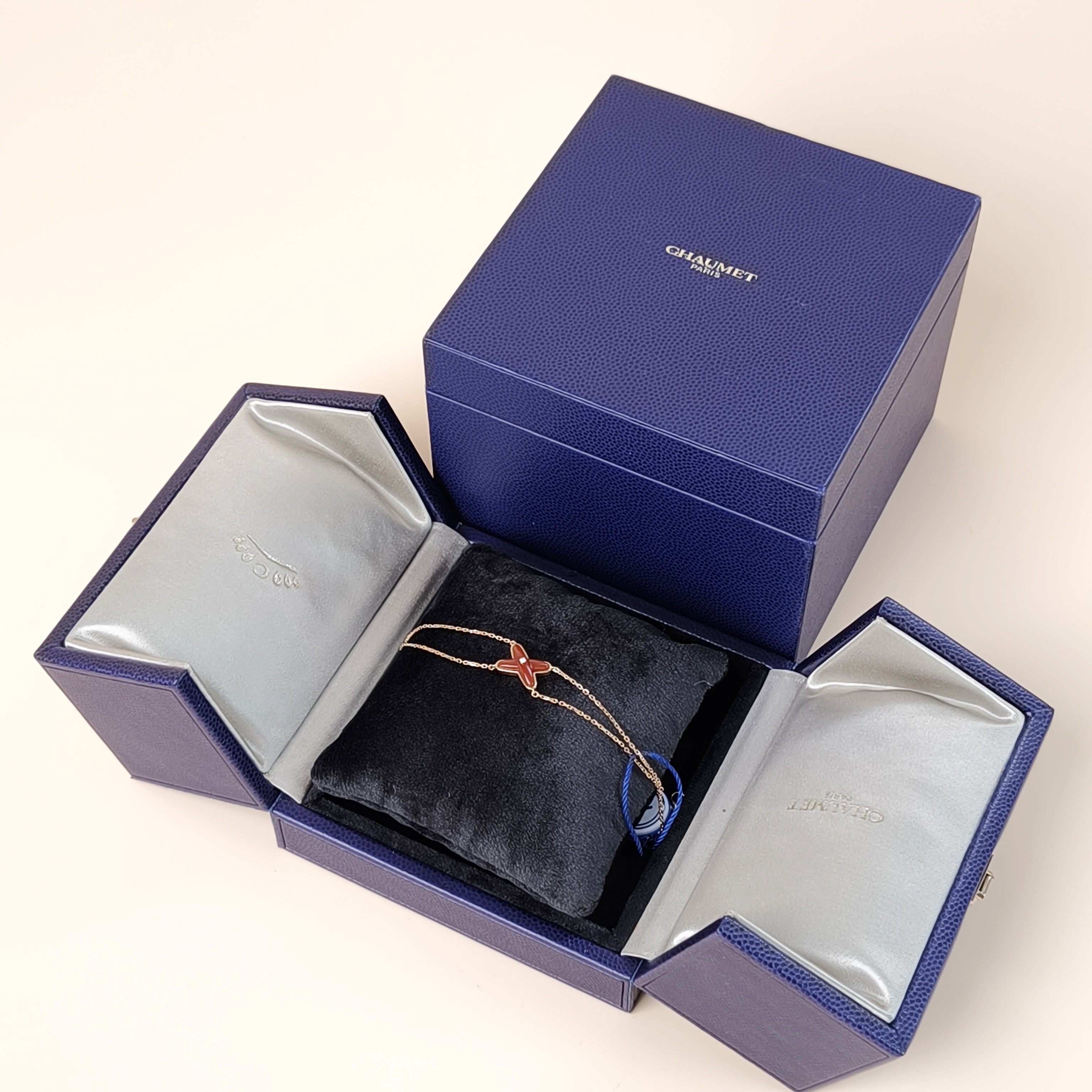 CHAUMET Bracelet Jeux de Liens Diamond18KR ose Gold One Size17cm — cover view 8 of 10