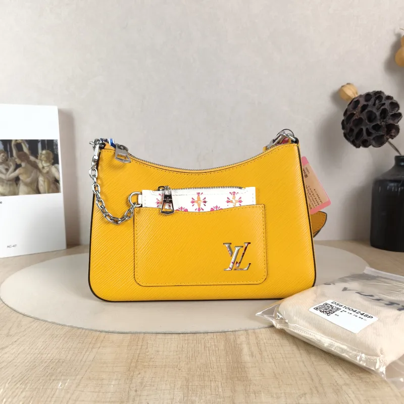 Louis Vuitton Crossbody Bag MARELLE Yellow Epi Embossed Calfskin Small 25 × 8 × 15 cm — cover view 4 of 6