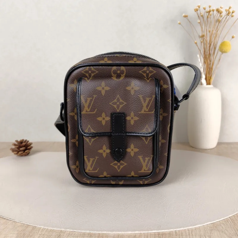 Louis Vuitton Crossbody Bag Christopher Camera Bag Monogram PVC Mini 15 × 8 × 17 cm