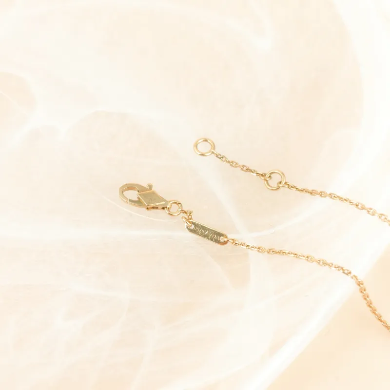 Van Cleef & Arpels Bracelet Alhambra Alhambra Collection Single-Motif Bracelet Pearl · White Mother-of-Pearl 18KY ellow Gold Sweet Mini 17cm — cover view 5 of 7