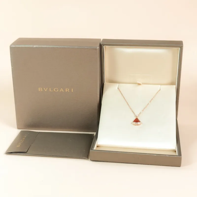 Bvlgari Necklace DIVAS’ DREAM Collection Pavé Diamond Rose Gold 18KR ose Gold Diamond One Size 1.5*41-42 — cover view 6 of 10
