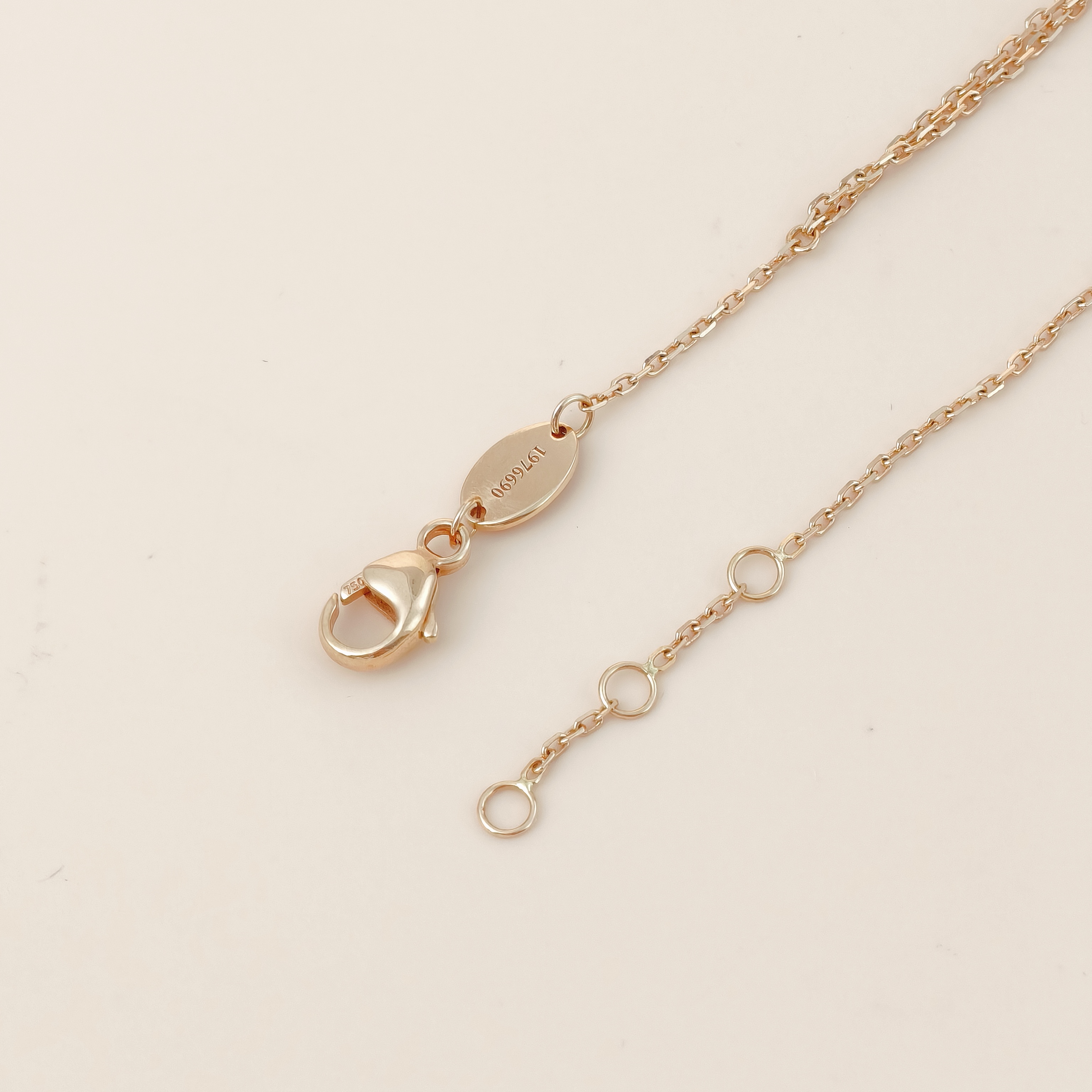 CHAUMET Bracelet Jeux de Liens Diamond18KR ose Gold One Size17cm — cover view 4 of 10