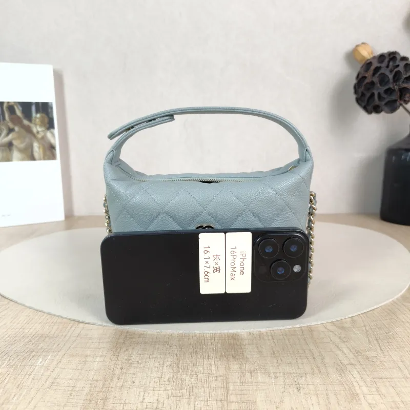 Chanel Crossbody Bag Crossbody Bag Blue Grained Calfskin One Size 21.5 × 7.5 × 19 cm — cover view 4 of 6