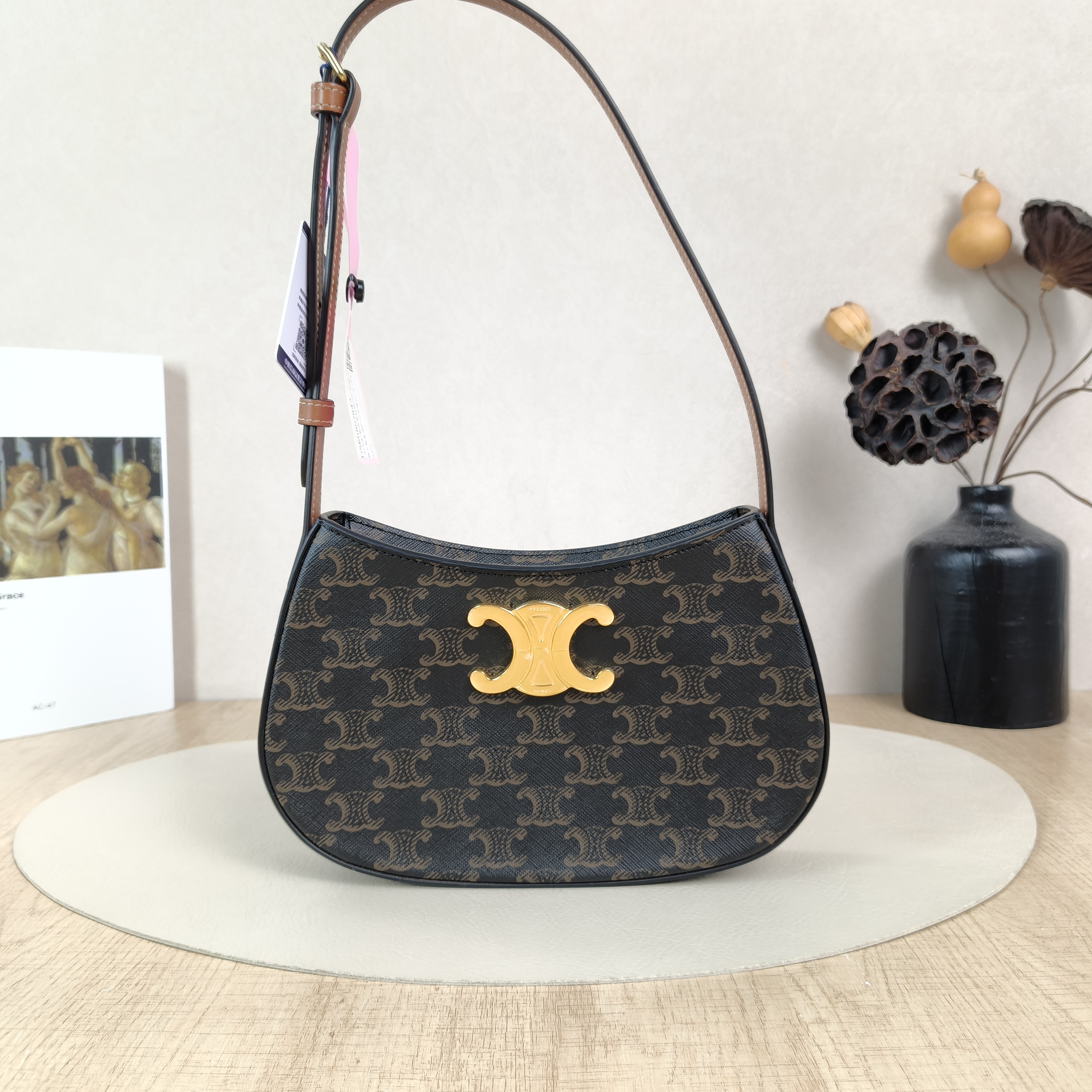 CELINE Shoulder Bagtilly Monogram PVC Medium22 × 4 × 13.5 cm