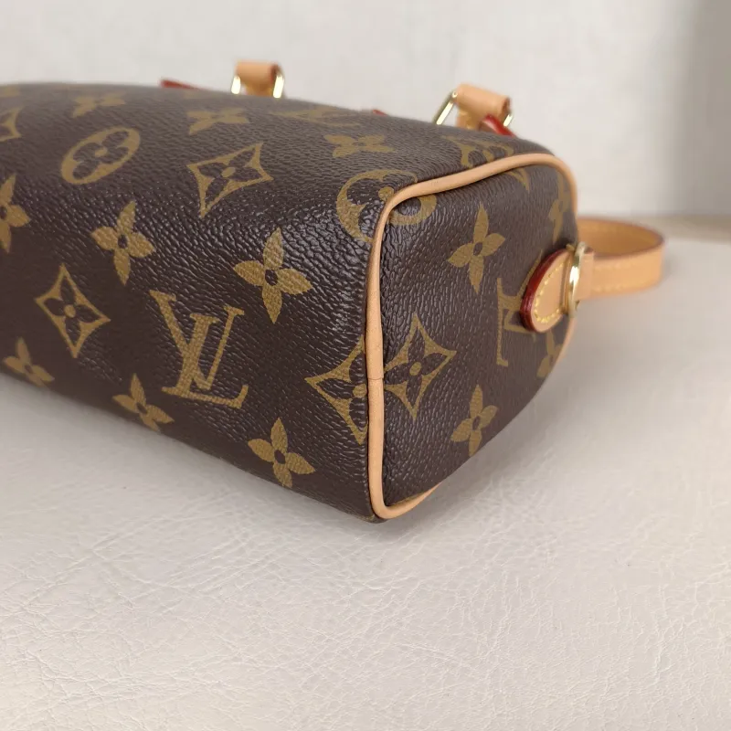Louis Vuitton Crossbody Bag Speedy Nano Shoulder Strap PVC nano 16 × 7.5 × 10 cm — detail view 1 of 12