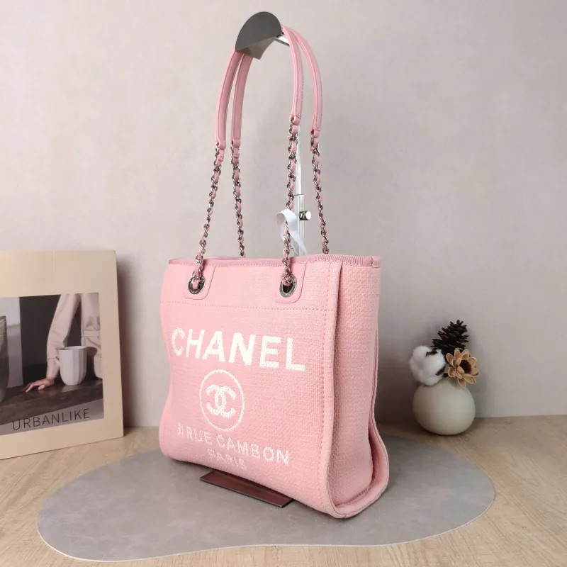 Chanel Shoulder Bag Pink One Size 26 × 10 × 26 cm — cover view 5 of 6