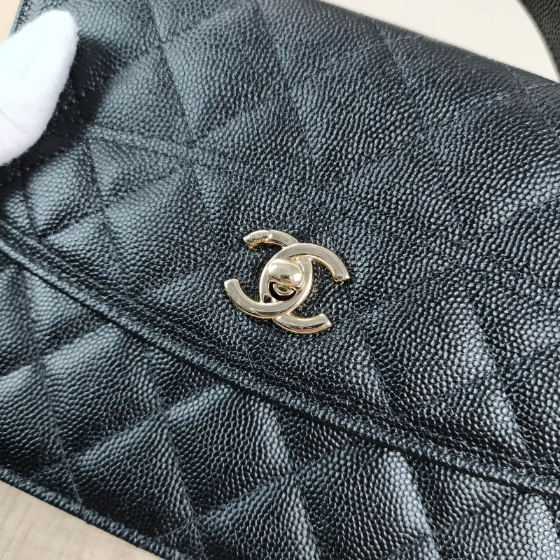 Chanel Backpack Backpack Black Grained Calfskin One Size18.2 × 5 × 14 cm — detail view 11 of 14