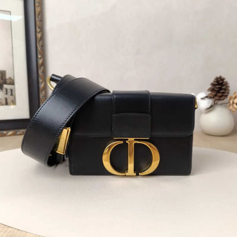 DIOR Crossbody Bag30Montaigne 30 Box Box Black Lambskinmini17.5 × 5 × 11.5 cm — cover view 13 of 13