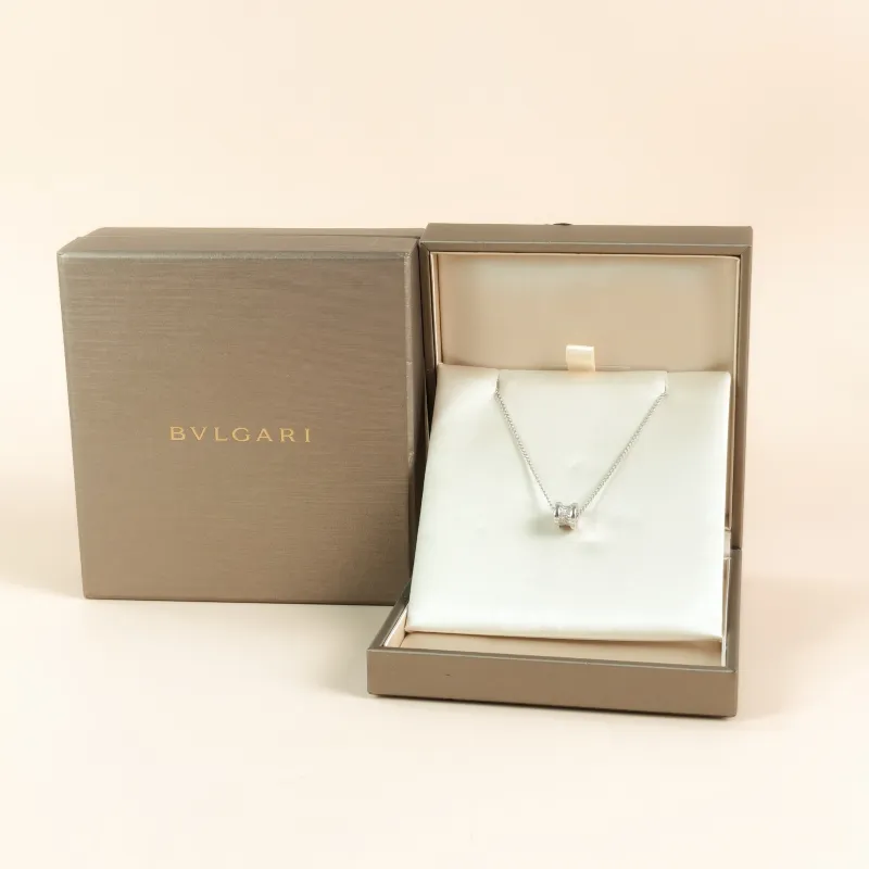Bvlgari Necklace B.zero1 Pavé Diamond White Gold 18KW hite Gold Diamond Mini 44cm — cover view 5 of 9
