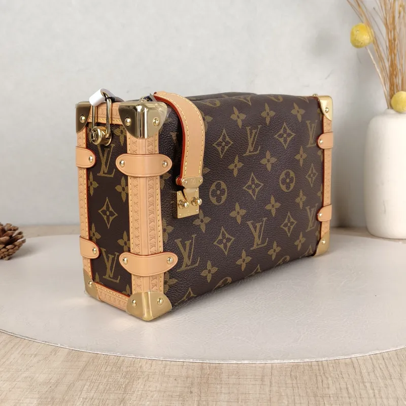 Louis Vuitton Crossbody Bag Side Trunk Box Monogram PVC Medium 23.5 × 8.5 × 16 cm — cover view 2 of 5