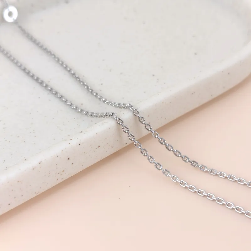 Bvlgari Necklace Serpenti Viper Collection Pavé Diamond Necklace White Gold18KW hite Gold Diamond One Size44cm — cover view 6 of 7