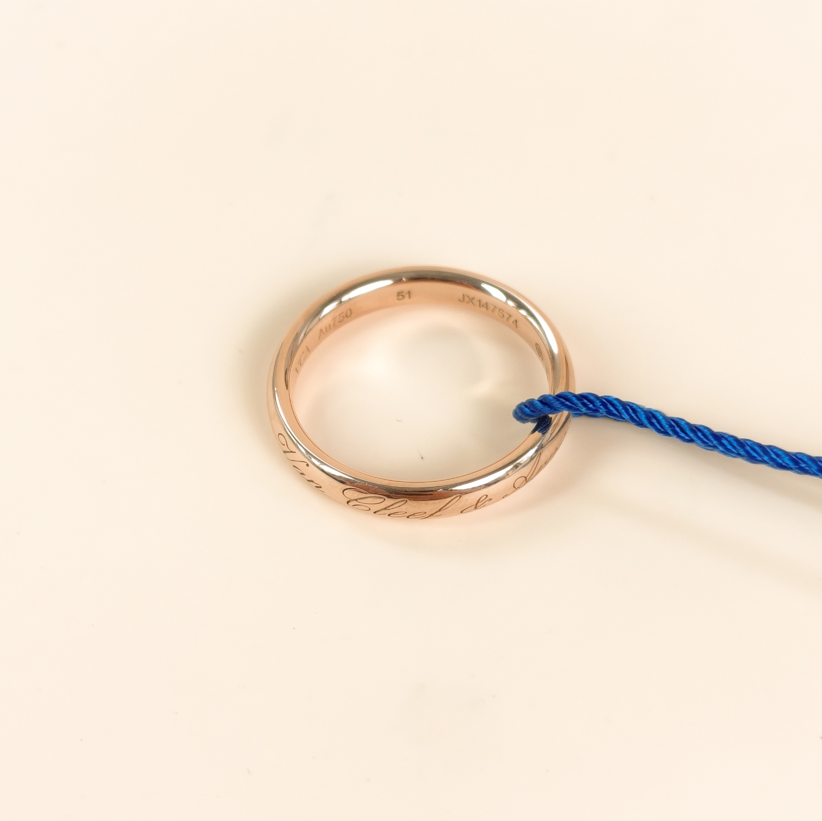 Van Cleef & Arpels Ring Tendrement Signature Ring Rose Gold 18KR ose Gold One Size51