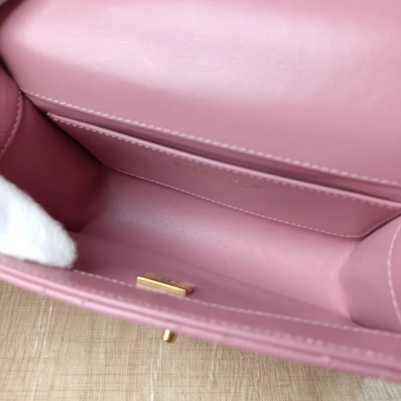 Chanel Crossbody Bag Calfskin Small 19 × 8 × 12 cm — detail view 9 of 10