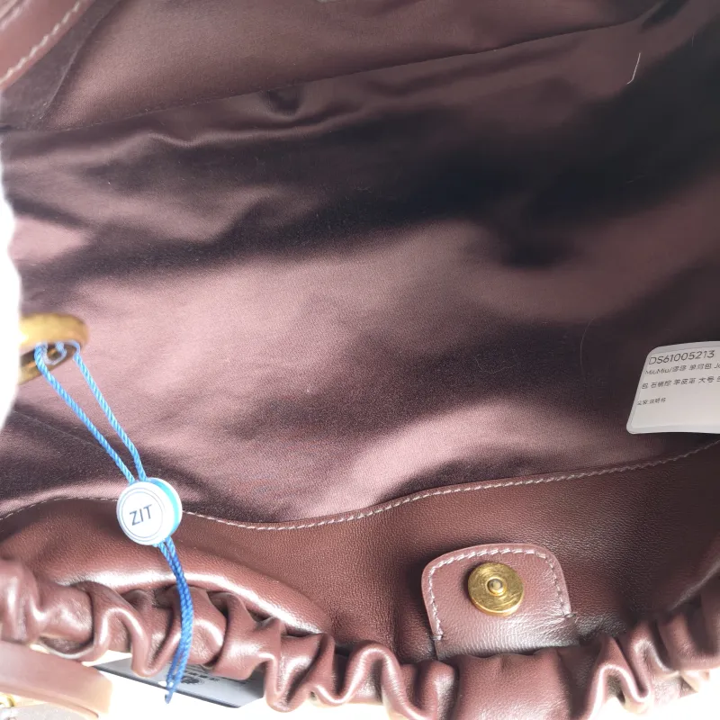 Miumiu Shoulder Bag Joie Shoulder Bag Lambskin Large 52 × 8 × 23 cm — detail view 7 of 10