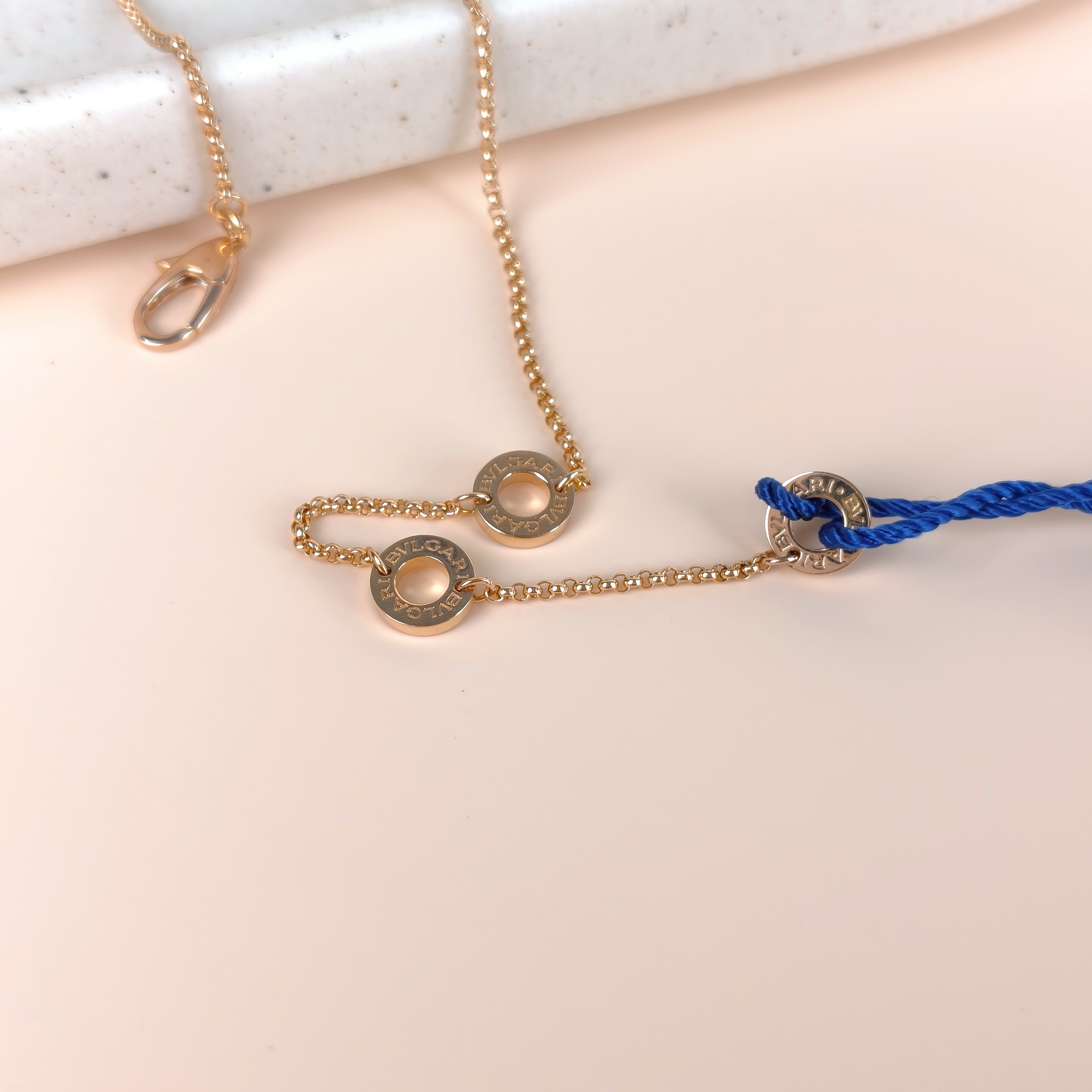 Bvlgari Necklace B.zero1Rose Gold Diamond18KR ose Gold One Size Pendant 0.8cm — cover view 5 of 8