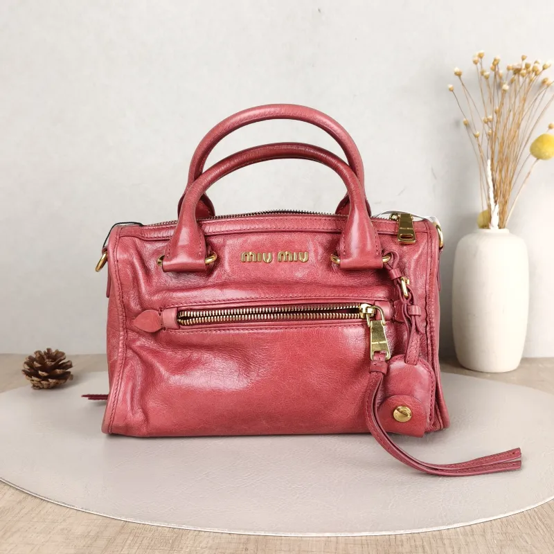 Miumiu Shoulder Bag Ribbon mini24 × 10.5 × 14 cm