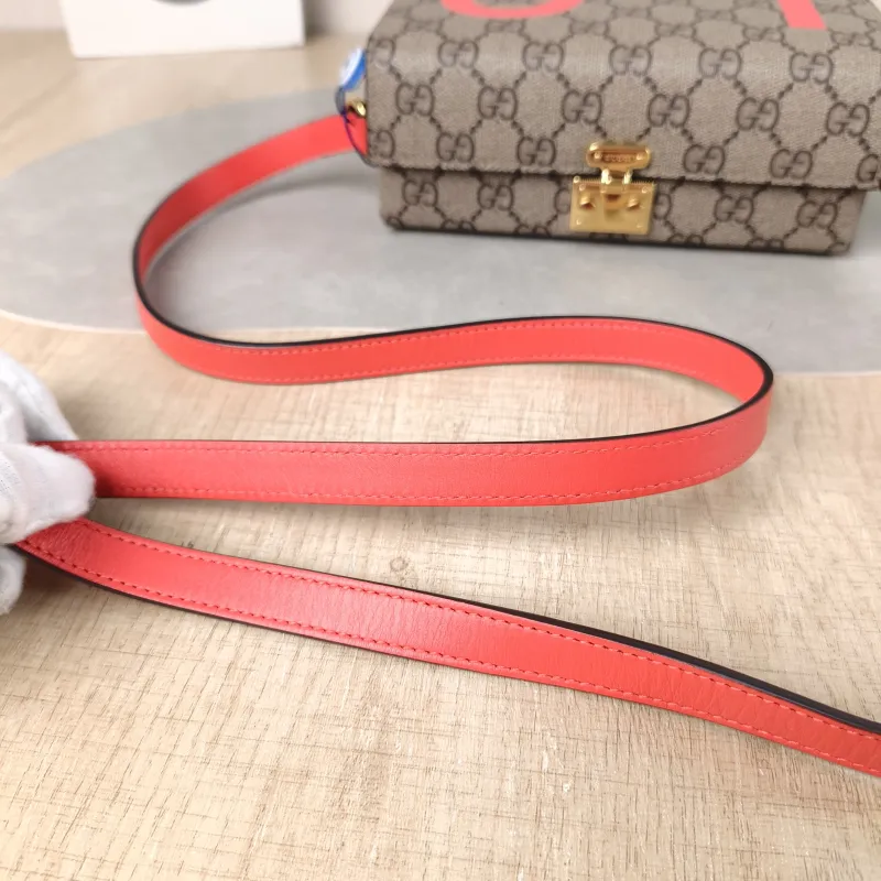GUCCI Crossbody Bag LOVE Box Camera Bag Monogram PVC One Size 18 × 7 × 11 cm — detail view 4 of 12