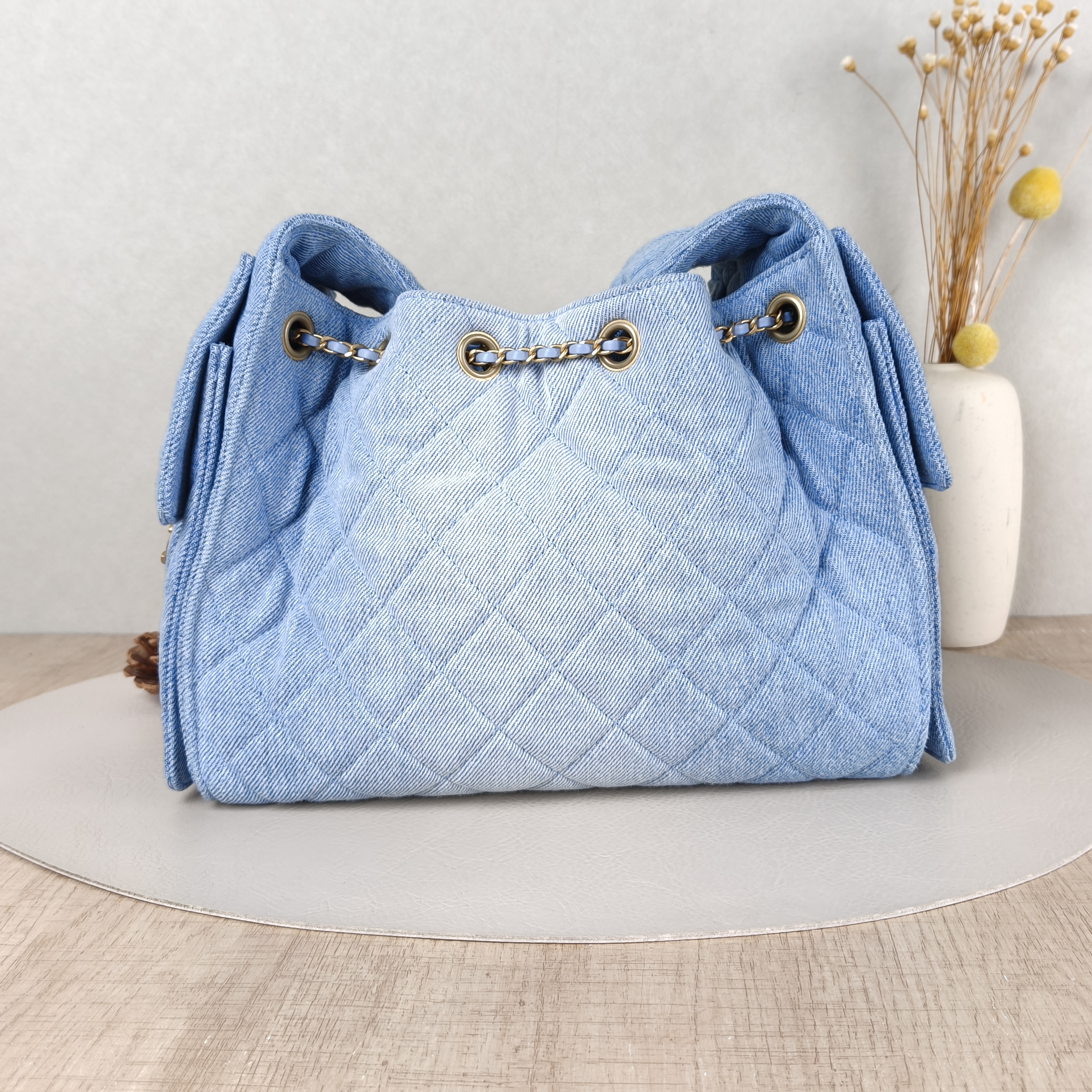 Chanel Shoulder Bag25Bag Blue Small26 × 14 × 30 cm — cover view 5 of 5
