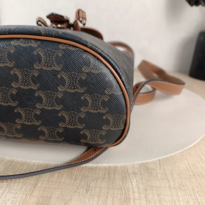 CELINE Backpack FOLCO Backpack Monogram PVC Mini 17 × 10 × 20 cm — detail view 5 of 10